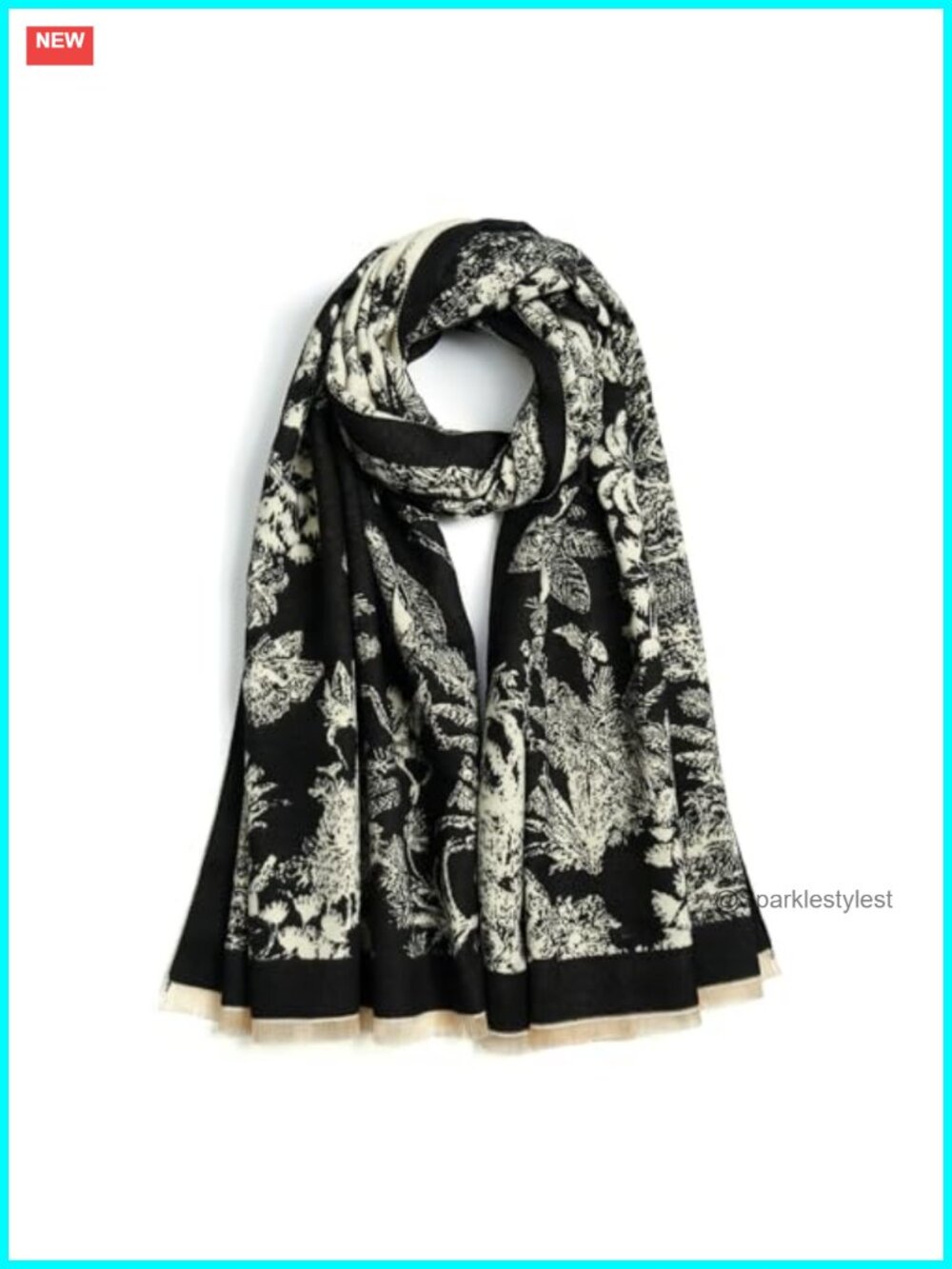 Faux Cashmere Pashmina Shawl Wrap Reversible Winter Scarf
